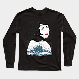 Lady Waves Long Sleeve T-Shirt